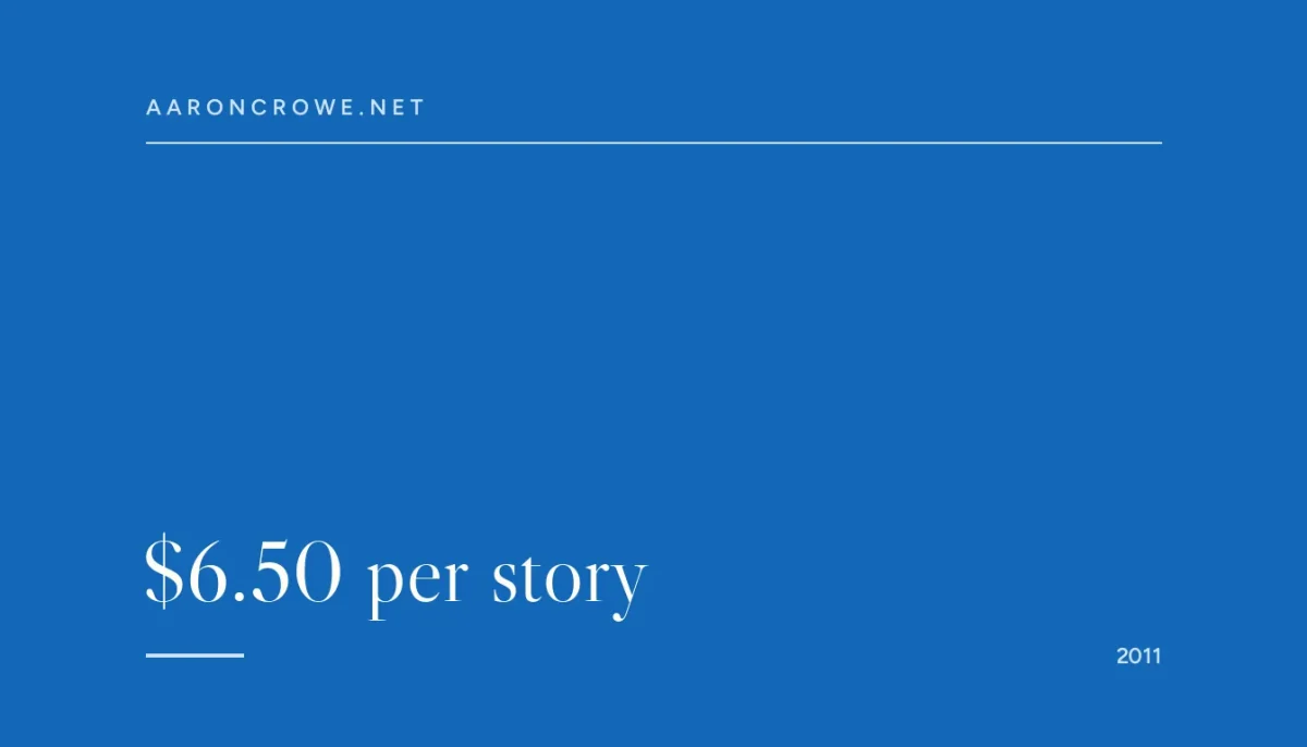 $6.50 per story
