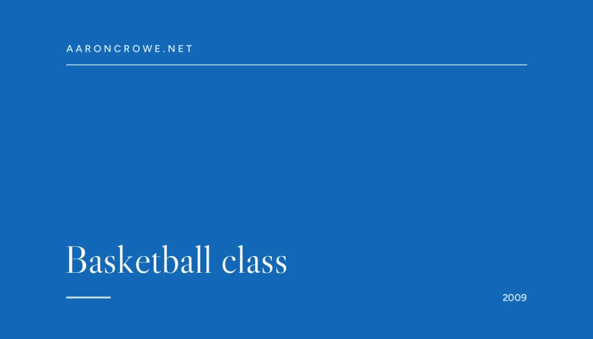 Basketball class
